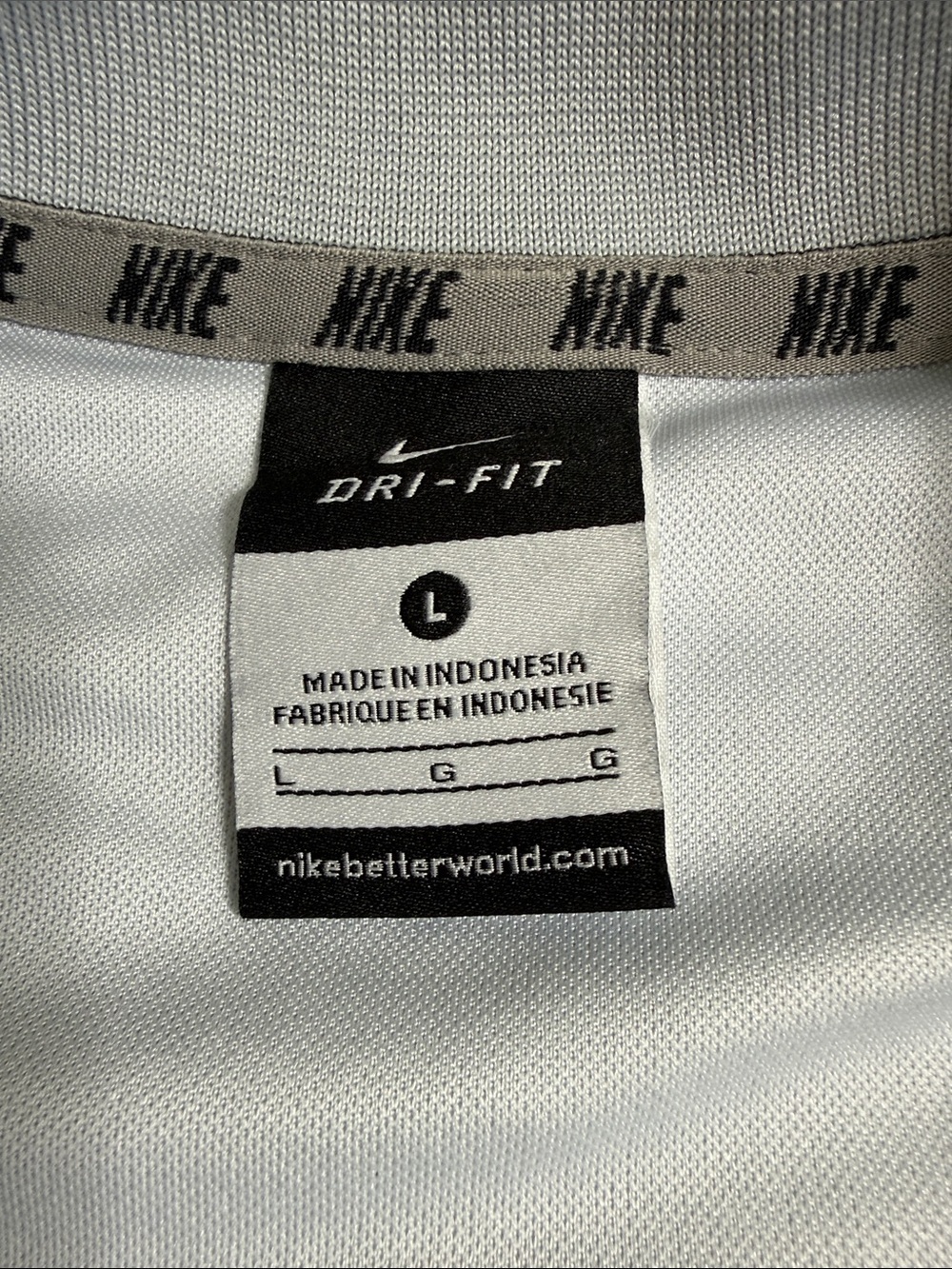 Nike White & Gray FSU Men's Polo Shirt - Picture 3 of 8
